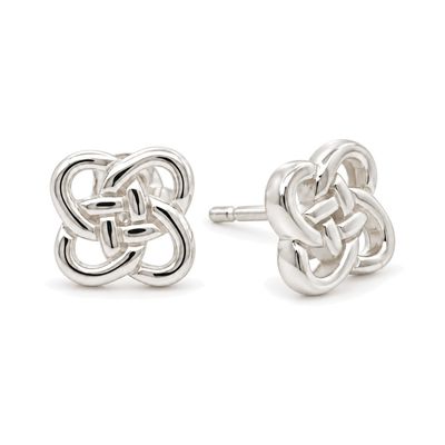 Sterling Silver Knot Stud Earrings Sterling Silver Knot Stud Earrings