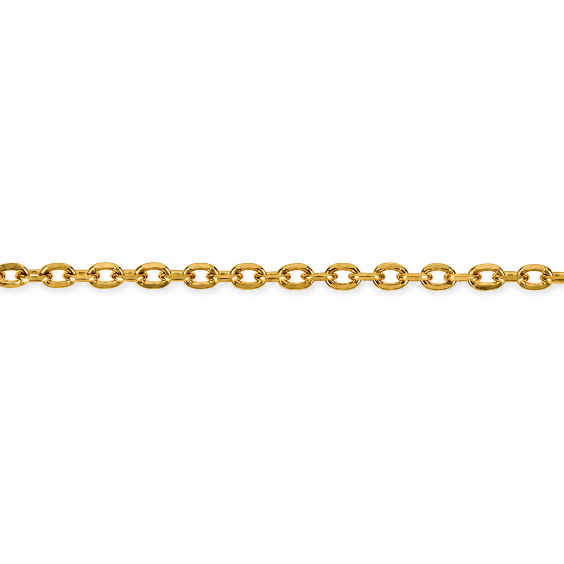 9ct Yellow Gold Diamond-Cut Cable Necklace