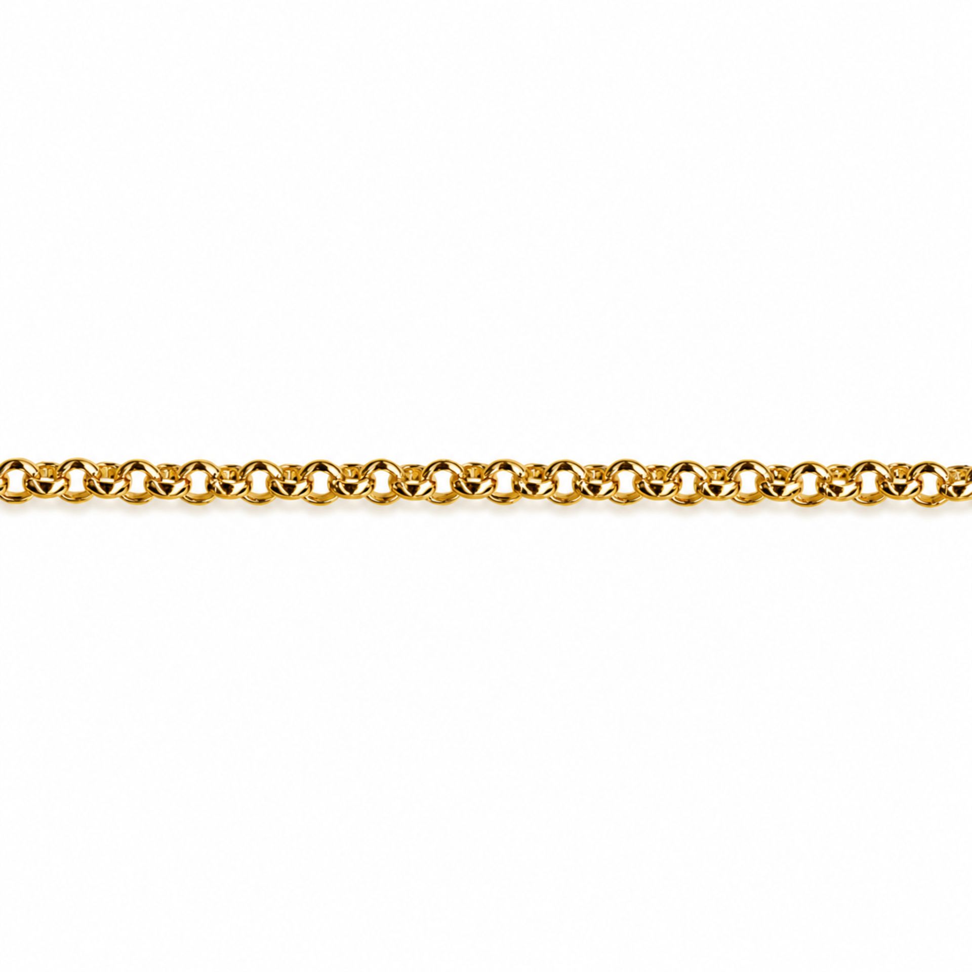 9ct Yellow Gold Round Belcher Necklace