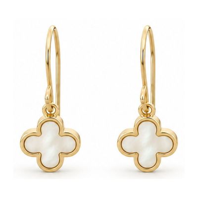 9ct Gold Mother-of-Pearl Drop Earrings