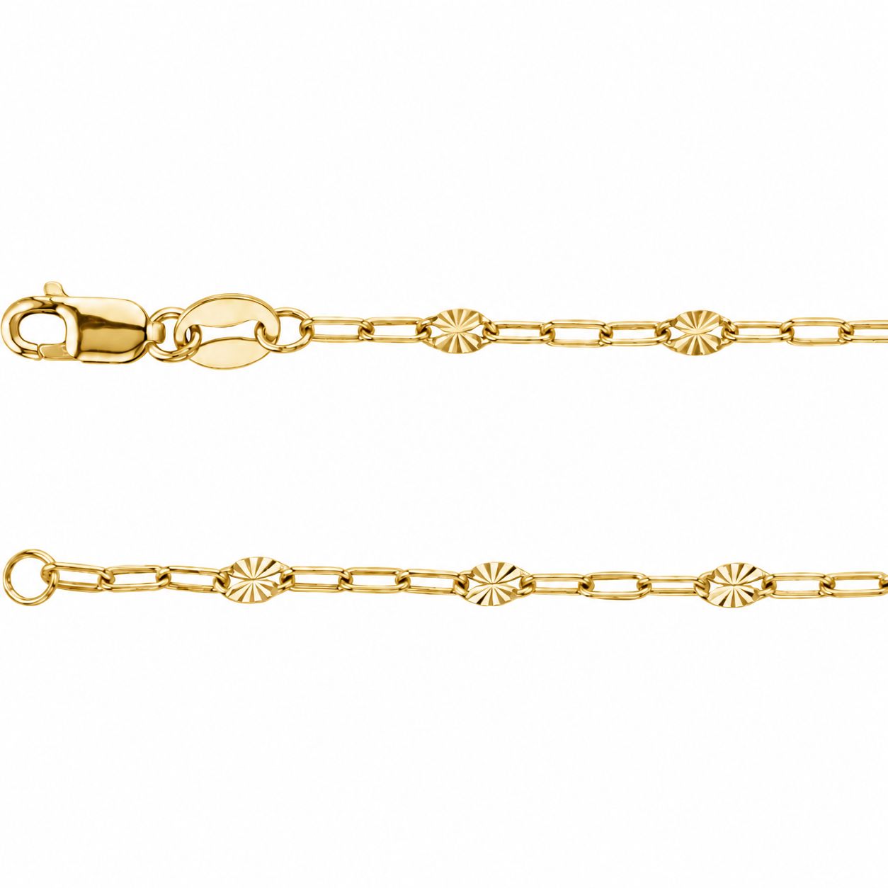 14ct Yellow Gold-Filled Fancy Chain