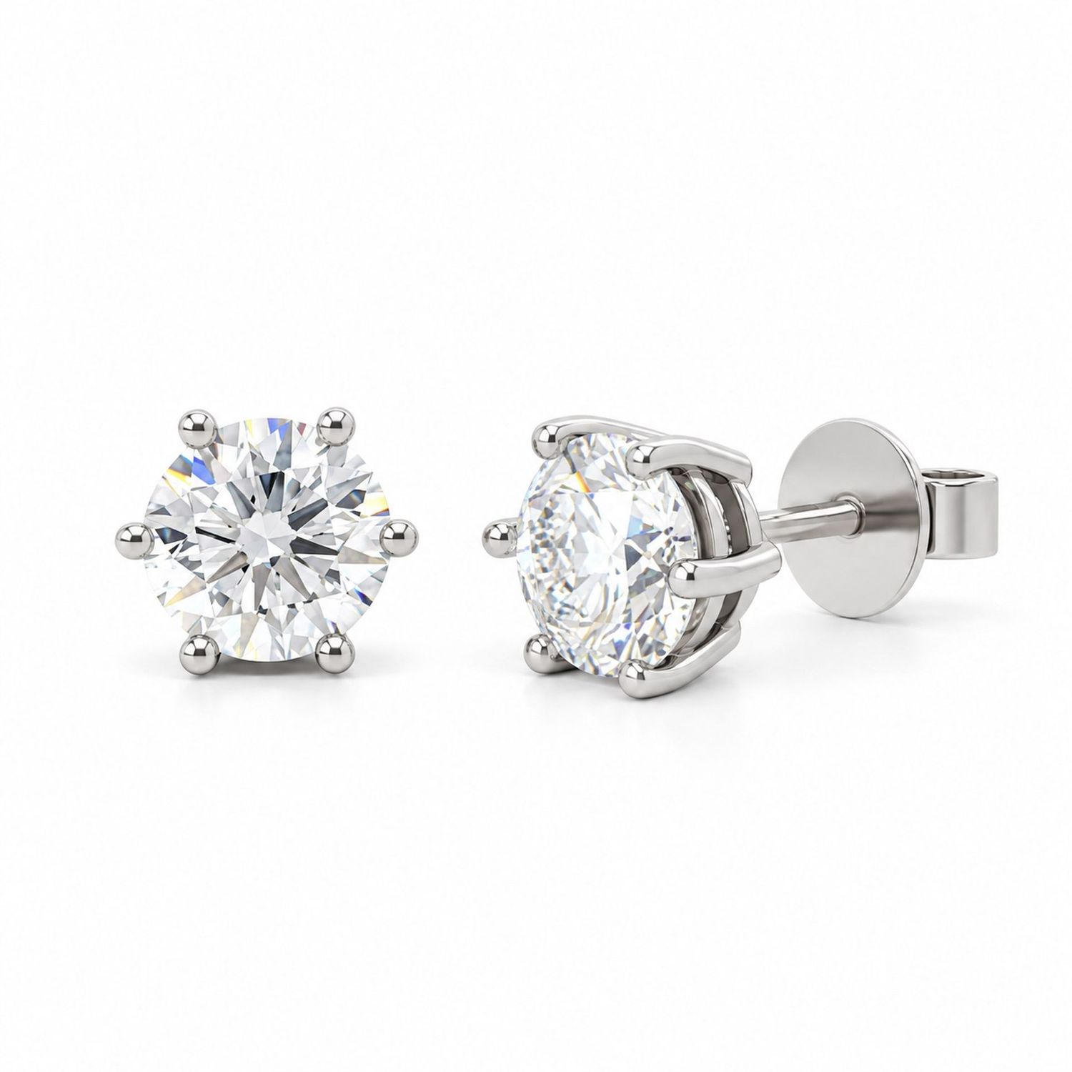 3.02cts Laboratory-Grown Diamond Studs