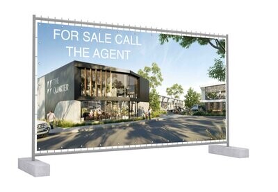 Eco Fence Banner Mesh   4  x Units (1.8 m X 2.4 m)