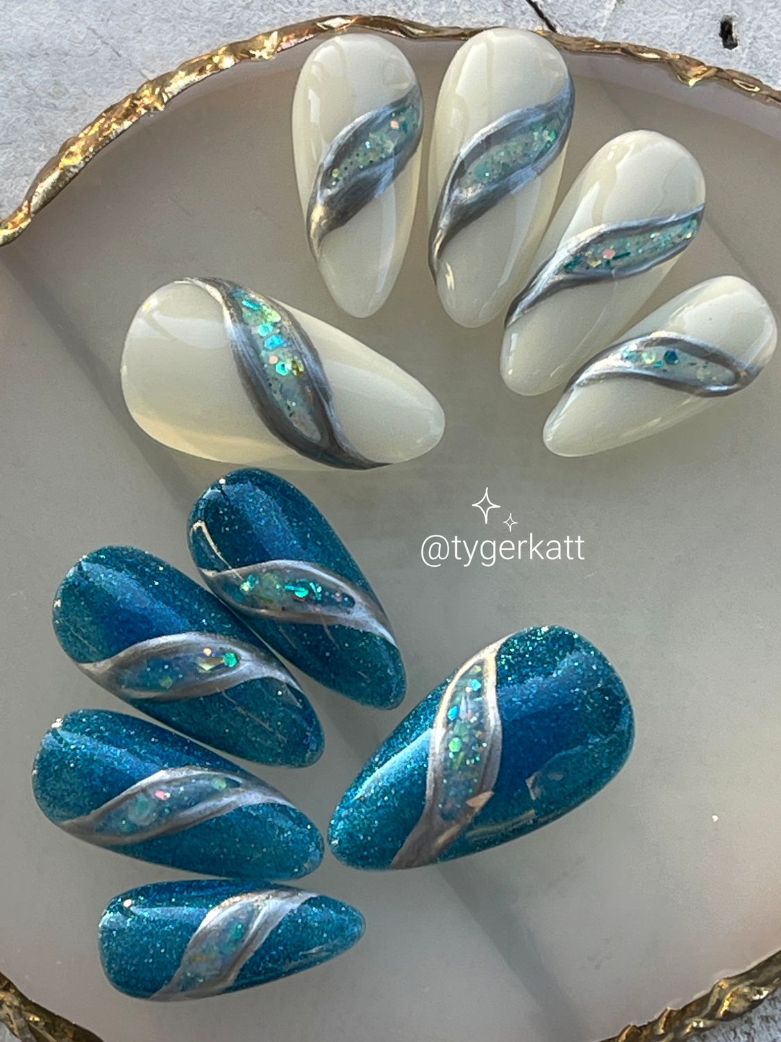 Azura - Med. Almond, Smooth &amp; Glossy