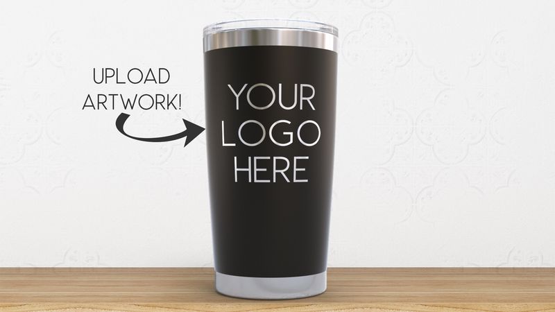 Custom 20oz Powder Coated Stainless Steel Tumblers – Personalized with Your Logo