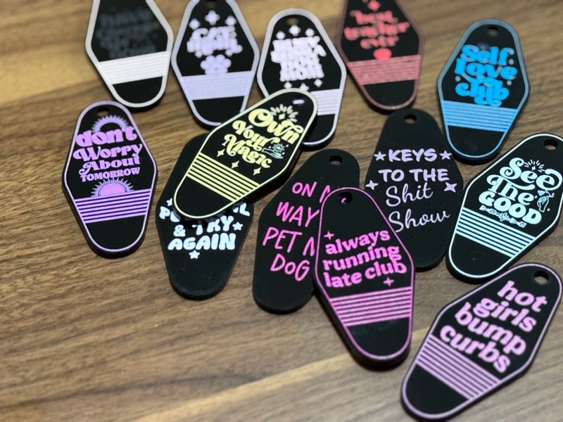 Custom Motel Keychains