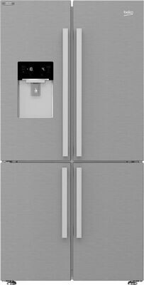 Beko GN1426234ZDXN vrijstaand Amerikaanse koelkast 617 l F zilver