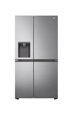 LG GSLV50PZXE vrijstaand Amerikaanse koelkast 635L E zilver