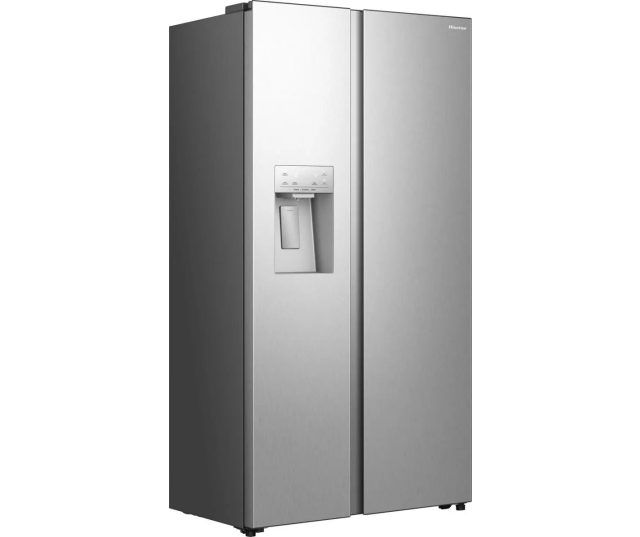 Hisense RS5P528STIE vrijstaande side-by-side koelkast rvs