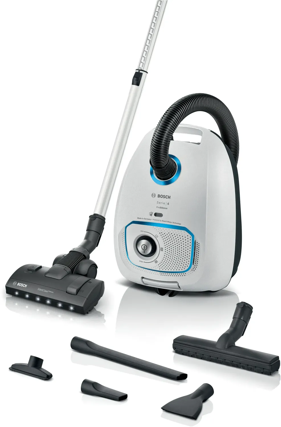 Bosch BGL41SIL1L Serie 4 Stofzuiger met zak ProSilence