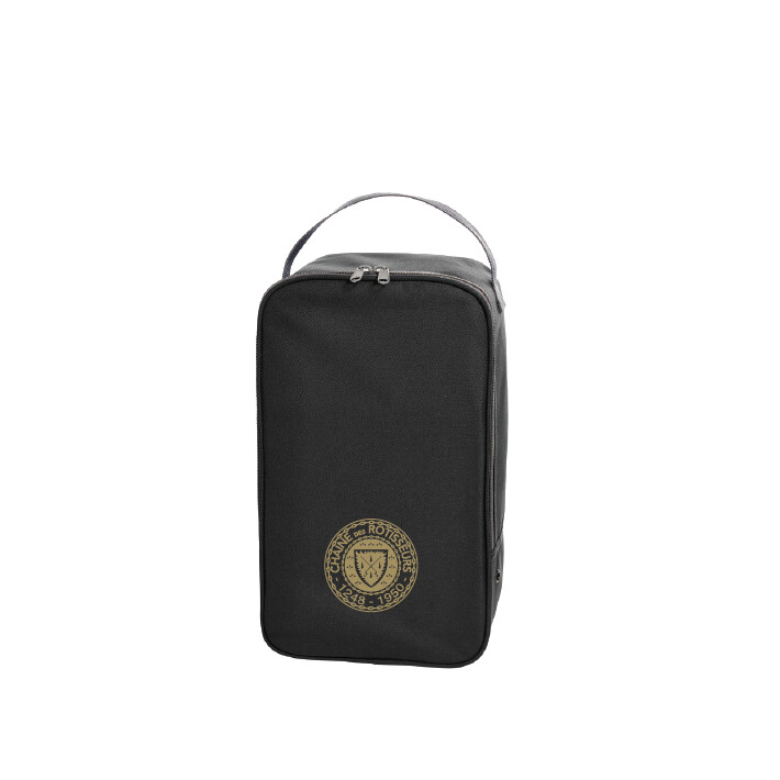 Large shoe bag with golden Chaîne marking