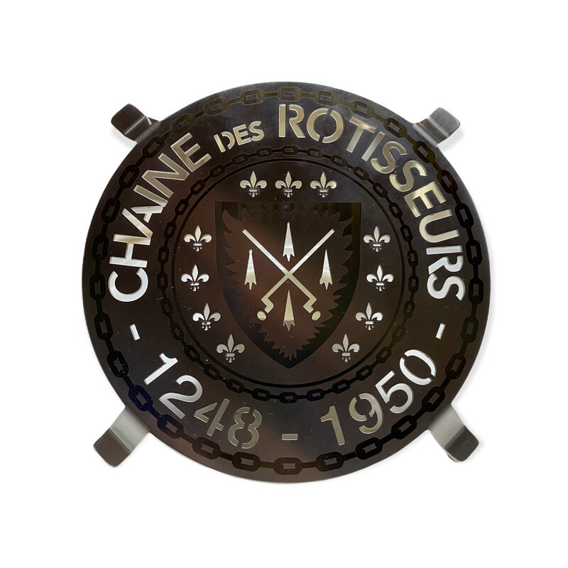 Laser cut stainless steel Chaîne trivet