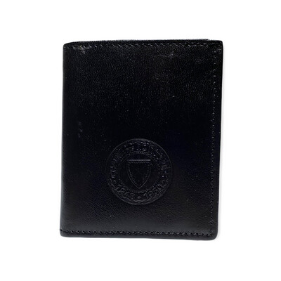 Liten plånbok, svart läder
