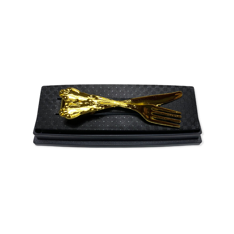 Tie Bar, knife and fork