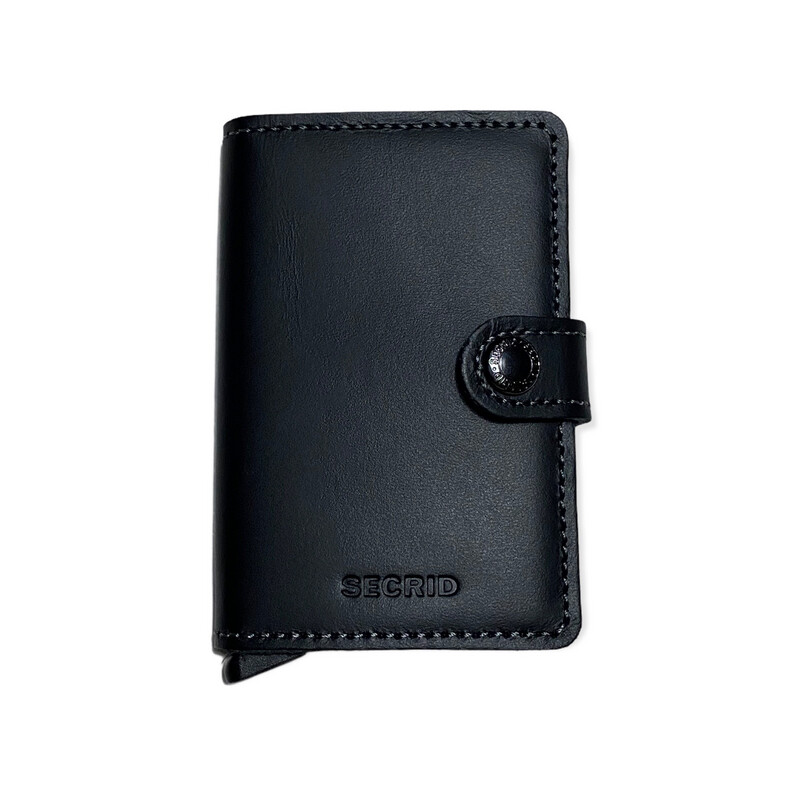 Secrid wallet, black, Chaîne laser etching