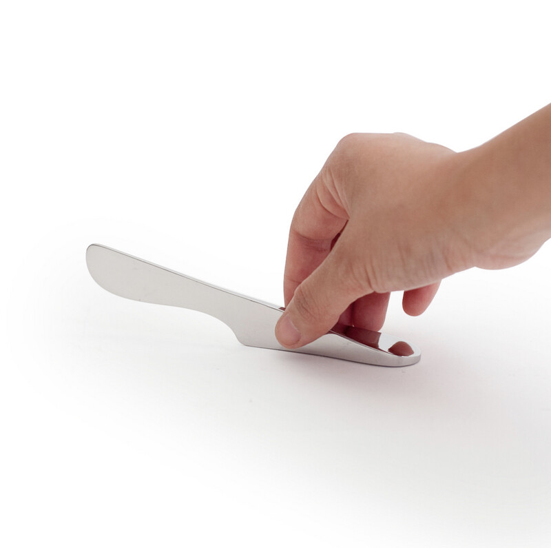 Self standing Spreader Knife Air, Stainless steel
