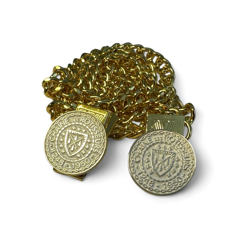 Chaîne napkin holder chain with clips