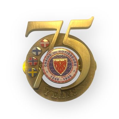 75-års jubilæumspin