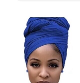 Blue scarf