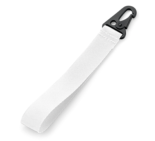 BAGBASE: Sleutelhanger - zonder bedrukking, Maat: WIT