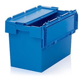 Blauwe Opslagbox met deksel