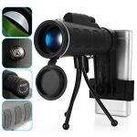 Telescope 40X60 HD Zoom lentille Pour Smartphone - Noir Telescope 40X60 HD Zoom lentille Pour Smartphone - Noir