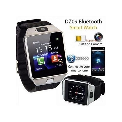 Reliance Montre Smart Watch - Dz09 - Bluetooth- Carte Sim - Caméra - Silver