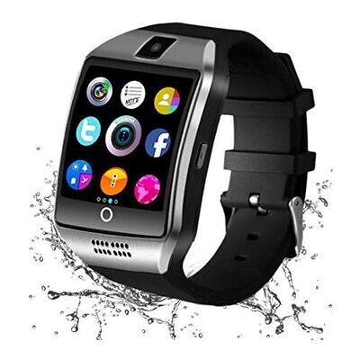 Smart Watch - Q18 Bluetooth Sim Cart - Noir Smart Watch - Q18 Bluetooth Sim Cart - Noir