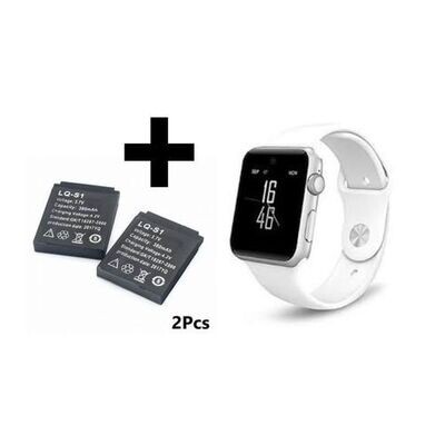 Smart Watch - A1 + 2 Batteries - Blanc Smart Watch - A1 + 2 Batteries - Blanc