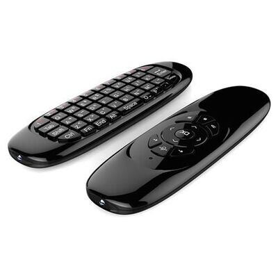 Mini Clavier - Souris - Sans Fil - Pour Smart Tv Android Box - Noir Mini Clavier - Souris - Sans Fil - Pour Smart Tv Android Box - Noir