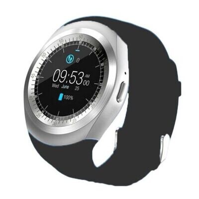 Smart Watch - Y1 - Bluetooth - Sim - Noir - Silver Smart Watch - Y1 - Bluetooth - Sim - Noir - Silver