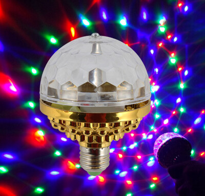 GOLD BIG lampe LED RGB rotative automatique,