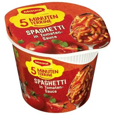 5 Minuten Terrine Spaghetti Tomatensoße