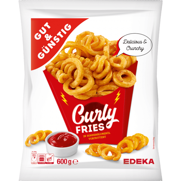 Curlyfries 600g