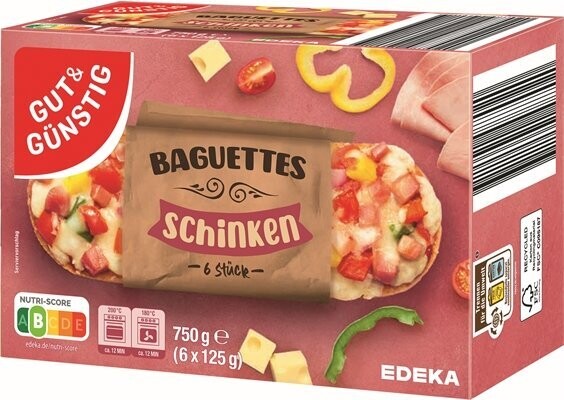 Baguettes Schinken 6 Stück