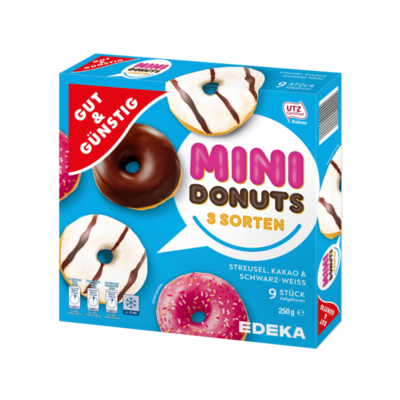 Mini Donuts 3 Sorten 255g