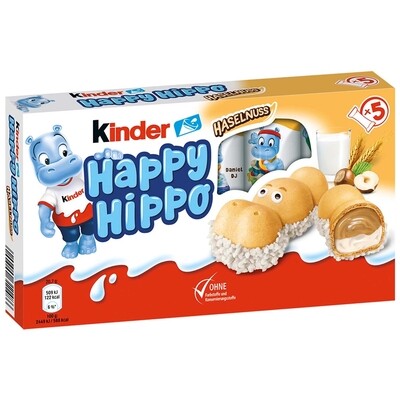 Kinder Happy Hippo Haselnuss 