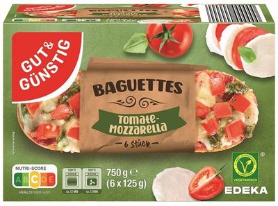Baguettes Tomate-Mozzarella 6 Stück