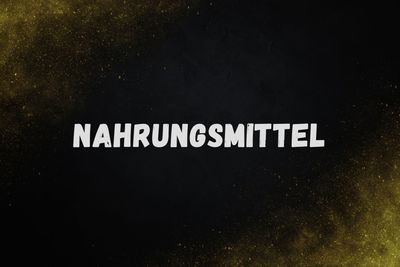 Nahrungsmittel