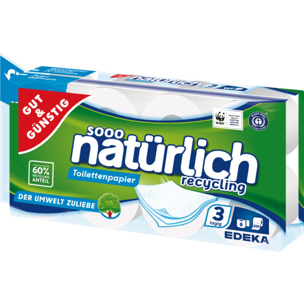 Toilettenpapier 8x200Blatt