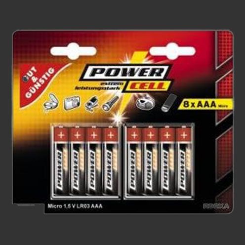 Batterie 8xAAA