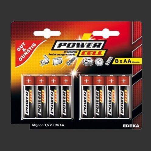 Batterie 8xAA
