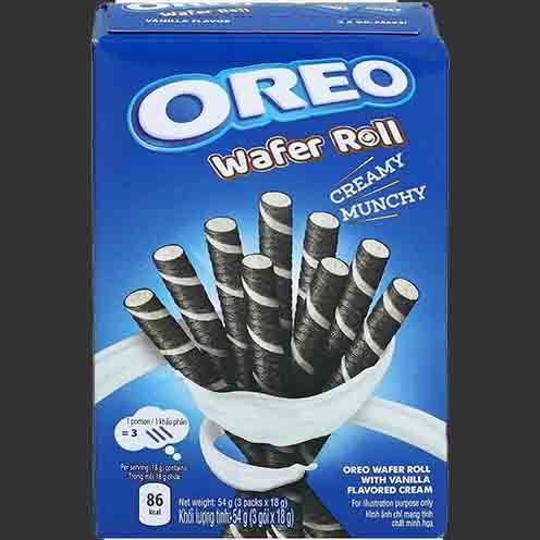 Oreo Wafer Roll Vanilla 54g