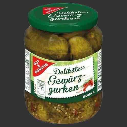 Gewürzgurken 670g