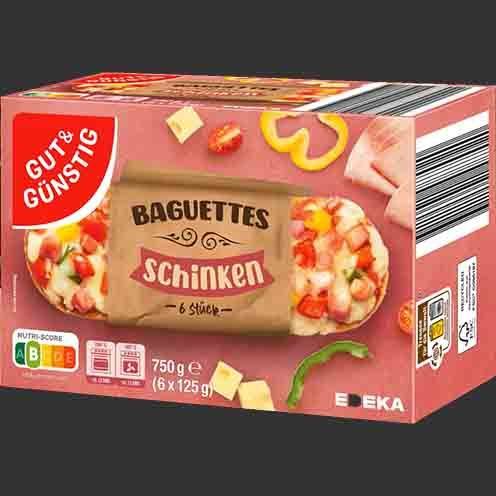 Baguettes Schinken 6 Stück