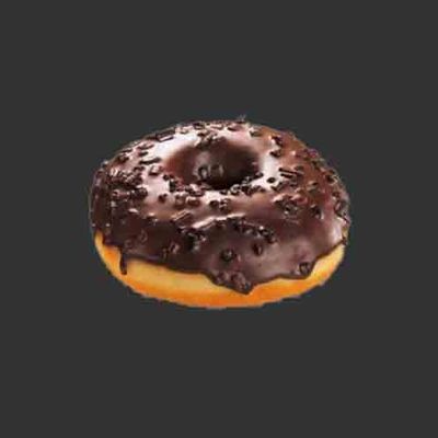 Black Crumble Donut 