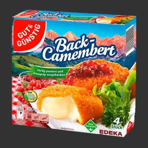 Back Camembert 4 Stück
