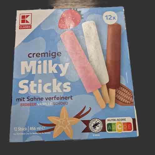 Milchsticks Schoko/Vanille/Erdbeer 12x38ml