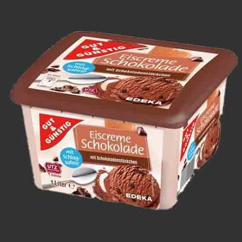 Eiscreme Schokolade 1000 ml