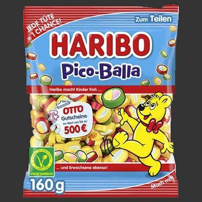 Haribo Pico Balla Veggie 160g